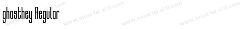 ghosthey Regular字体转换
